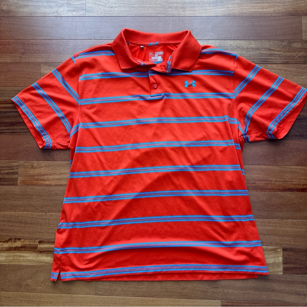Mens Under Armor polo heat gear Loose fit XXL